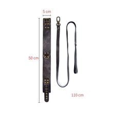 Load image into Gallery viewer, Genuine Vintage Leather BDSM Collar