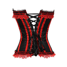 Charger l'image dans la galerie, Corset Sissy à volants et nœuds