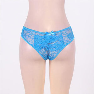 "Sissy Lucy" Crotchless Ruffle Panties