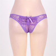 Load image into Gallery viewer, &quot;Sissy Lucy&quot; Crotchless Ruffle Panties
