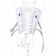 Load image into Gallery viewer, Adjustable Leather Elbow Restraints BDSM