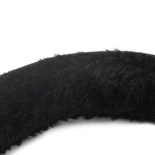 Charger l'image dans la galerie, Collier et laisse en cuir et peluche