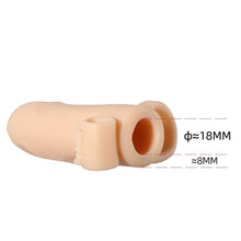 Load image into Gallery viewer, Uncircumcised Vibrating Cock Sleeve Stimulator BDSM