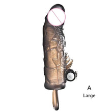 Load image into Gallery viewer, Meaty Satisfaction Vibrating Cock Sleeve BDSM