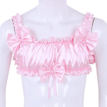 Load image into Gallery viewer, Lily Satin & Bows Sissy Bra