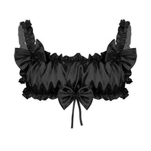 Load image into Gallery viewer, Lily Satin & Bows Sissy Bra