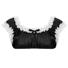 Load image into Gallery viewer, Lily Satin & Bows Sissy Bra