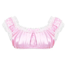 Load image into Gallery viewer, Lily Satin & Bows Sissy Bra