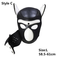 Load image into Gallery viewer, Padded Doggie Cosplay Hood BDSM
