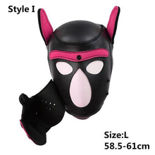 Load image into Gallery viewer, Padded Doggie Cosplay Hood BDSM