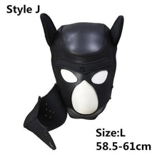 Load image into Gallery viewer, Padded Doggie Cosplay Hood BDSM