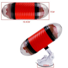 Load image into Gallery viewer, Dual Glory Hole Suction Cup Male Masturbator BDSM