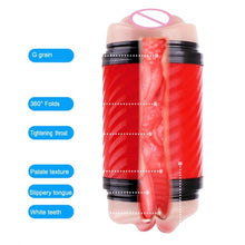 Load image into Gallery viewer, Dual Glory Hole Suction Cup Male Masturbator BDSM