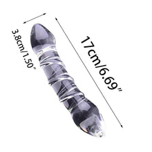 Load image into Gallery viewer, Threaded Glass Prostate Massager BDSM