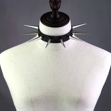 Charger l'image dans la galerie, Collier en cuir PU gothique gay