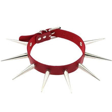 Charger l'image dans la galerie, Collier en cuir PU gothique gay