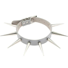 Charger l'image dans la galerie, Collier en cuir PU gothique gay