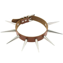 Charger l'image dans la galerie, Collier en cuir PU gothique gay