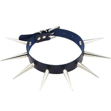 Charger l'image dans la galerie, Collier en cuir PU gothique gay