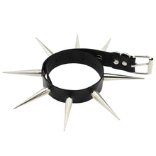 Charger l'image dans la galerie, Collier en cuir PU gothique gay