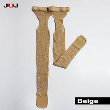 Lade das Bild in den Galerie-Viewer, Glitzer-Netzstrümpfe „Sissy Sandra“.