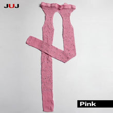 Lade das Bild in den Galerie-Viewer, Glitzer-Netzstrümpfe „Sissy Sandra“.