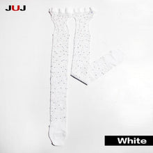 Lade das Bild in den Galerie-Viewer, Glitzer-Netzstrümpfe „Sissy Sandra“.