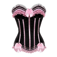 Charger l'image dans la galerie, Corset Sissy à volants et nœuds