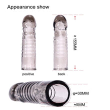 Load image into Gallery viewer, Reusable Silicone Cock Sheaths BDSM