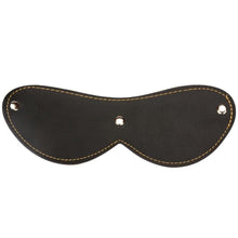 Load image into Gallery viewer, Black Leather Sex Blindfold BDSM