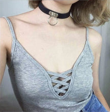 Charger l'image dans la galerie, Collier en cuir réglable