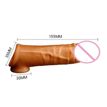 Load image into Gallery viewer, Realistic Instant Improvement Penis Sleeve BDSM