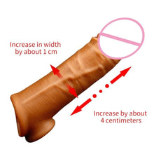 Load image into Gallery viewer, Realistic Instant Improvement Penis Sleeve BDSM