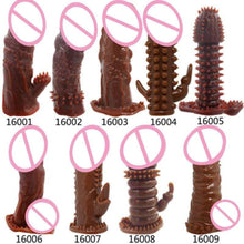 Load image into Gallery viewer, Various Designs Silicone Penis Sleeve BDSM