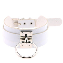 Charger l'image dans la galerie, Collier en cuir fait main BDSM