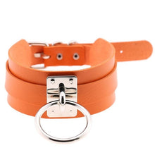 Charger l'image dans la galerie, Collier en cuir fait main BDSM