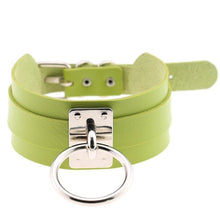 Charger l'image dans la galerie, Collier en cuir fait main BDSM