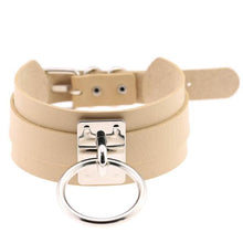 Charger l'image dans la galerie, Collier en cuir fait main BDSM