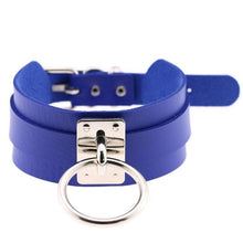 Charger l'image dans la galerie, Collier en cuir fait main BDSM