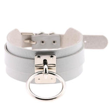 Charger l'image dans la galerie, Collier en cuir fait main BDSM