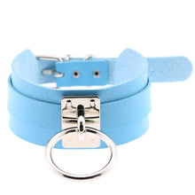 Charger l'image dans la galerie, Collier en cuir fait main BDSM