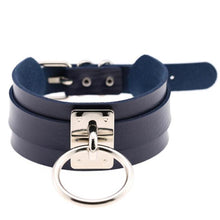 Charger l'image dans la galerie, Collier en cuir fait main BDSM