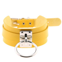 Charger l'image dans la galerie, Collier en cuir fait main BDSM