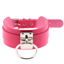 Charger l'image dans la galerie, Collier en cuir fait main BDSM