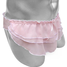 Charger l'image dans la galerie, Culotte Sissy à volants et entrejambe ouvert