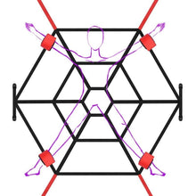 Load image into Gallery viewer, Kinky Spider Web BDSM Bed Restraints BDSM