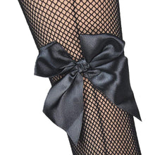 Lade das Bild in den Galerie-Viewer, Netz-Sissy-Strümpfe mit Schleife
