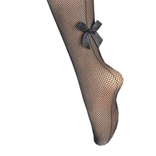 Lade das Bild in den Galerie-Viewer, Netz-Sissy-Strümpfe mit Schleife