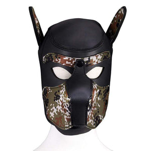 Obedient Canine Bondage Dog Mask Helmet