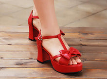 Load image into Gallery viewer, Riley T-Strap Pumps Sissy Shoes